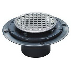 Shower Drain Cover with 3-1/2 in. Inlet & 1-1/2 in. FIP Outlet